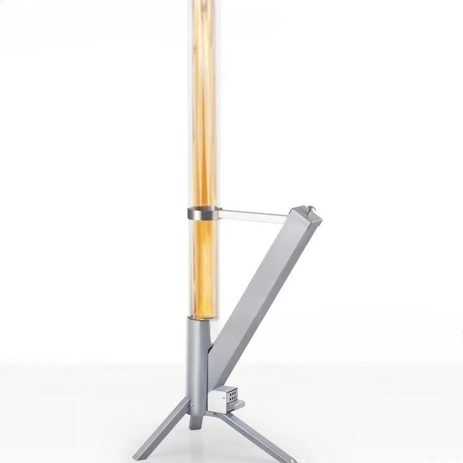 Portable Outdoor Glass Heating Stove, Stainless Steel Rocket Stove for Camping, Efficient Home Heating