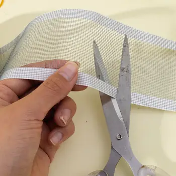 1片 4/5米 窗紗修補膠帶 自黏式窗戶固定網狀補丁貼紙 防水一次性地漏水槽過濾器 10 最佳銷售 防水膠帶 - №9