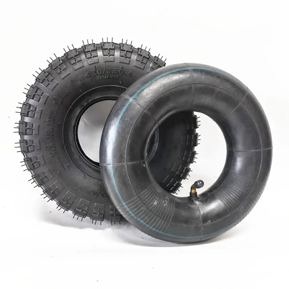 10.4 Inch Tires 4.10/3.50-4 Inner And Outer Tires Three-wheeled Four-wheeled Scooter 260x85 Thickened Inner Tube 3.00-4 Dropship