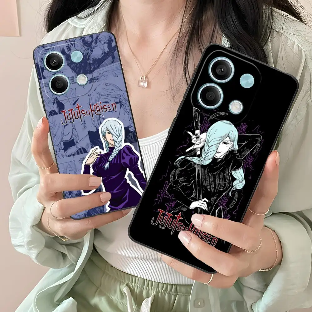 

Чехол для мобильного телефона Jujutsu Kaisen Meimei для Xiaomi Redmi Note 14 13 12 11 S Pro Plus 4G 5G с цветным принтом, роскошный чехол