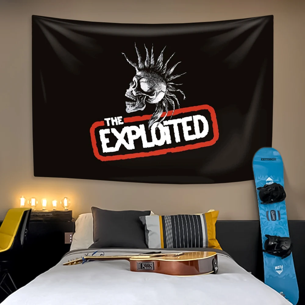 فاسق الموسيقى الفرقة نسيج استغلال ديكور المنزل الجدار الشنق غرفة نوم عنبر خلفية حفلة خلفية صديق الحاضر