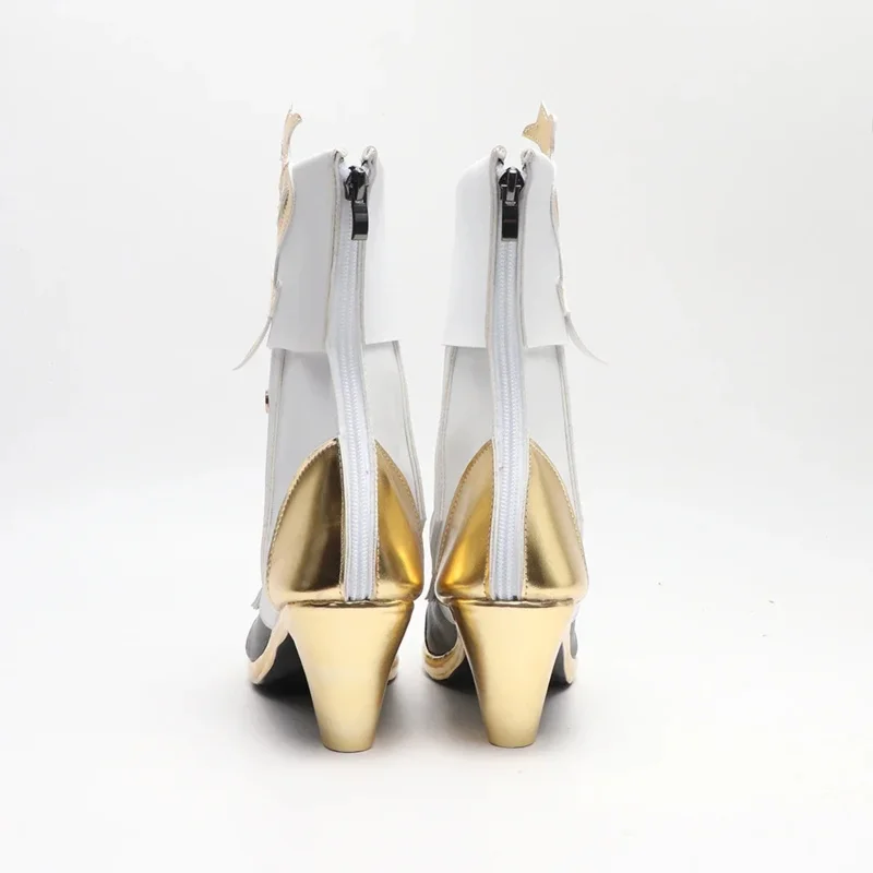 2025 New Game Genshin Impact Cosplay Shoes Clorinde Gun Weapon Women PU Leather High heeled Boots Halloween Carni