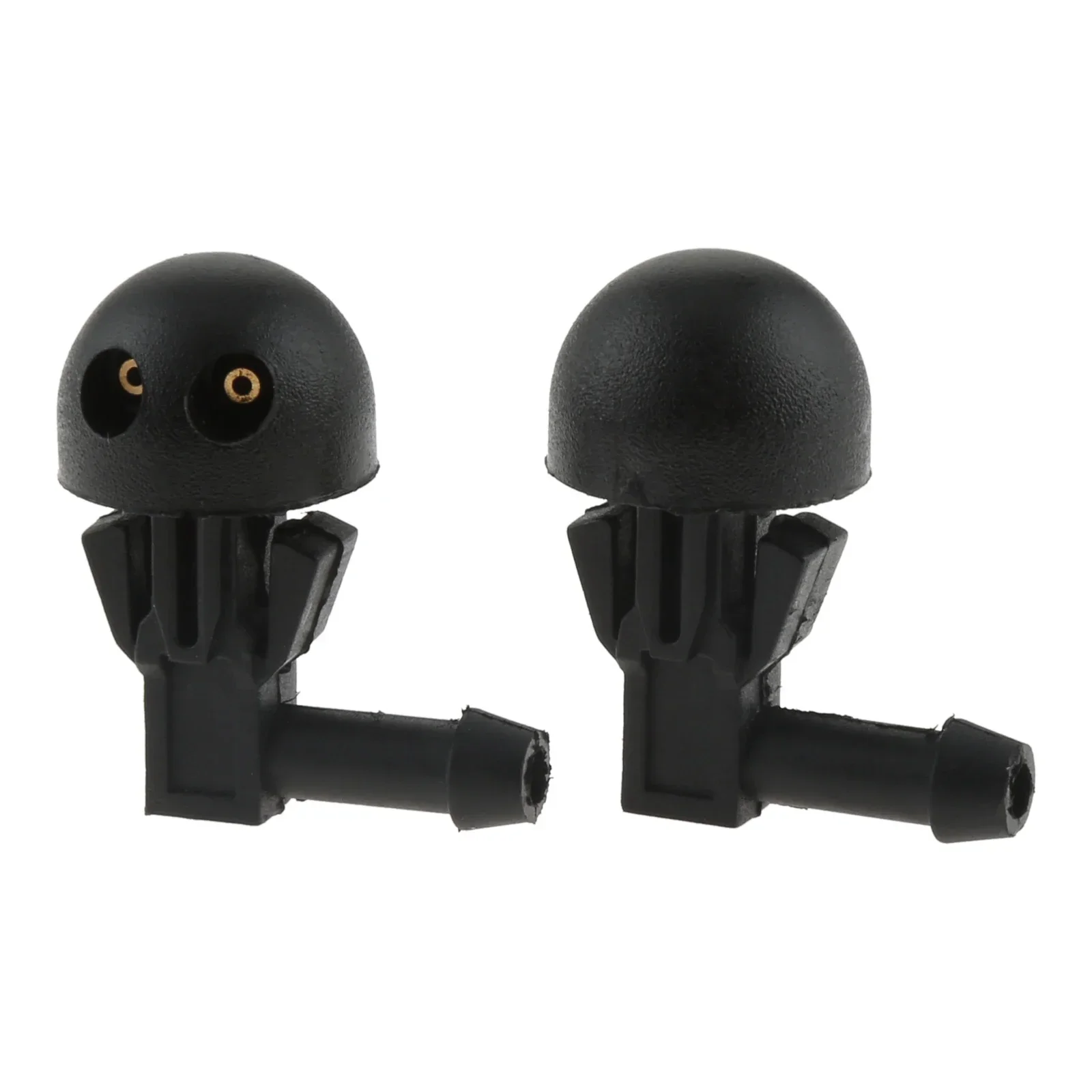 2Pcs 6438AV 6438E6 6438J2 Black Plastic Car Front Windshield Wiper