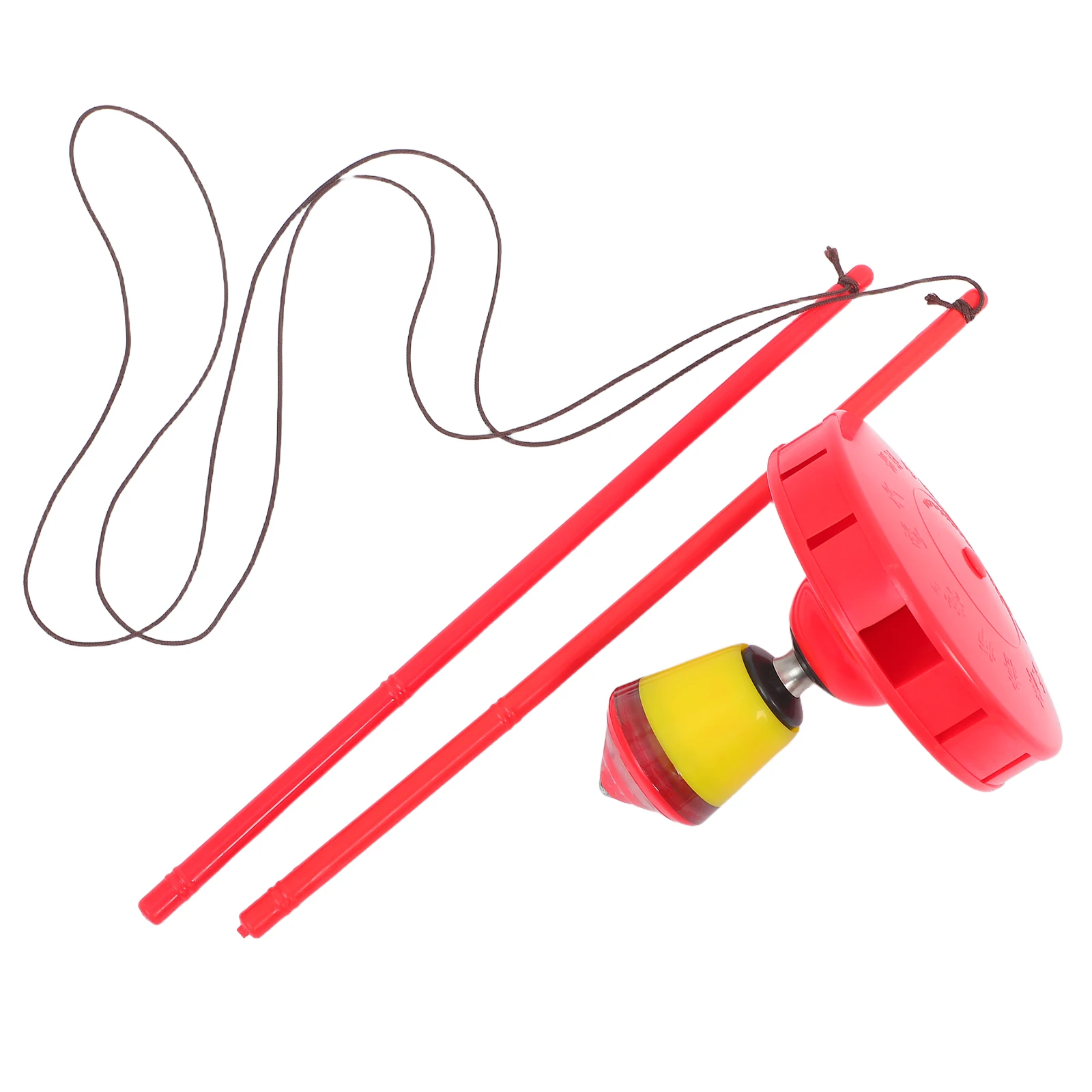 

Уличные игрушки Diabolo Skill Yoyo Balls Девять подшипников Красный Китайский фитнес-детский