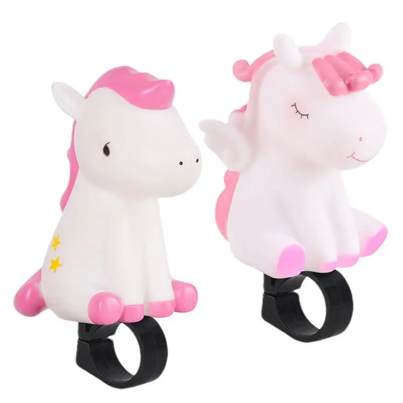 Cycling Bell Cute Cartoon Animal Cycling Horn Motorcycle Handlebar Bells Super Loud Air Horn Soft Squeeze Horns for Kids Bikes