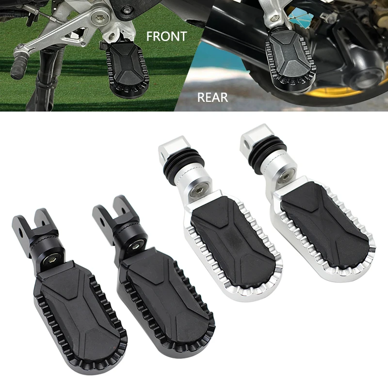 

For BMW R1200GS R1250GS LC ADV Passenger Foot Pegs Rests R 1250 GS Adventure 2014-2023 Front&Rear Adjustable Rotatable Footrest