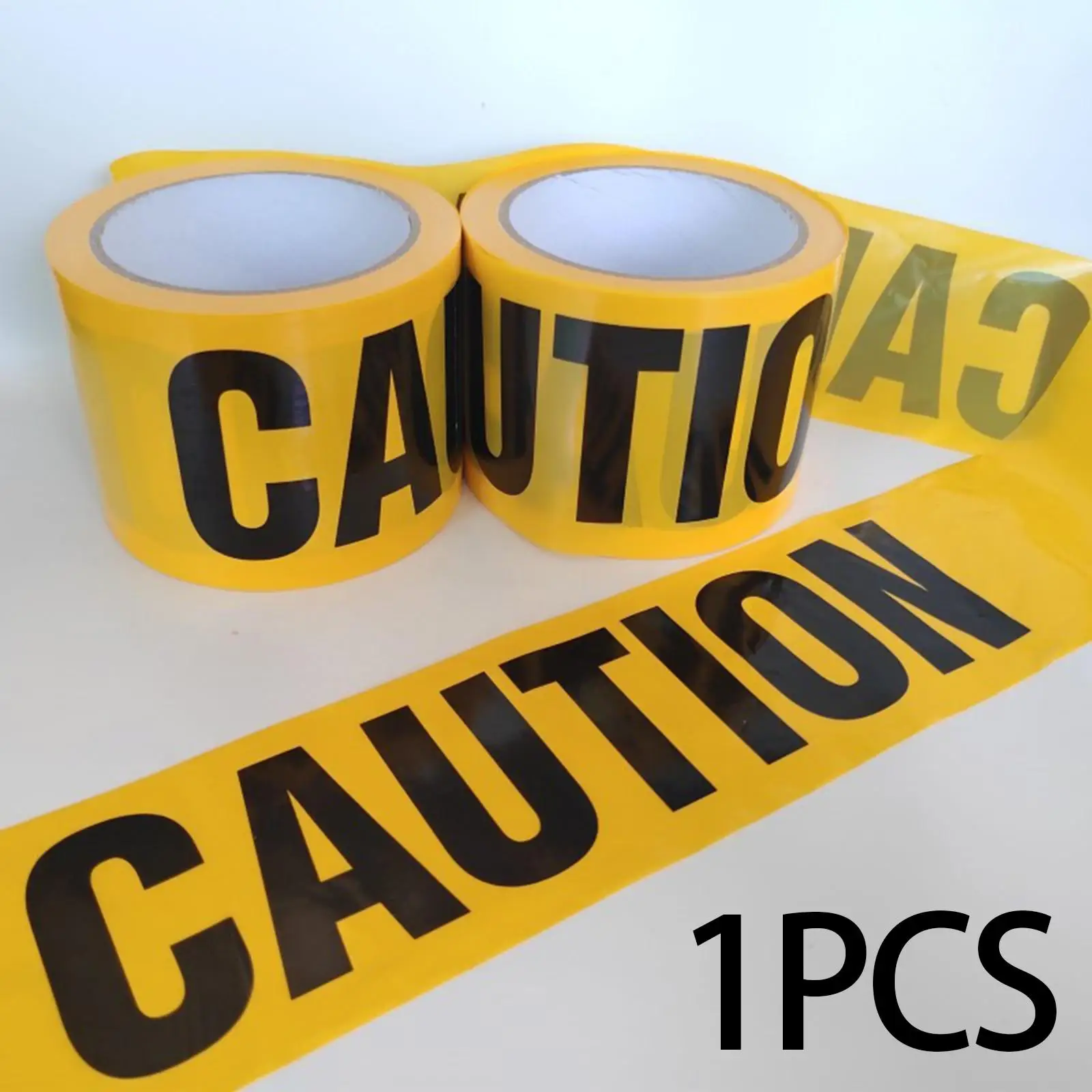 Caution Tape Hazard Tape 3inch Black Yellow 328ft Safety Warning Tape for Danger Zones Crime Scenes Danger Area Workplace Police