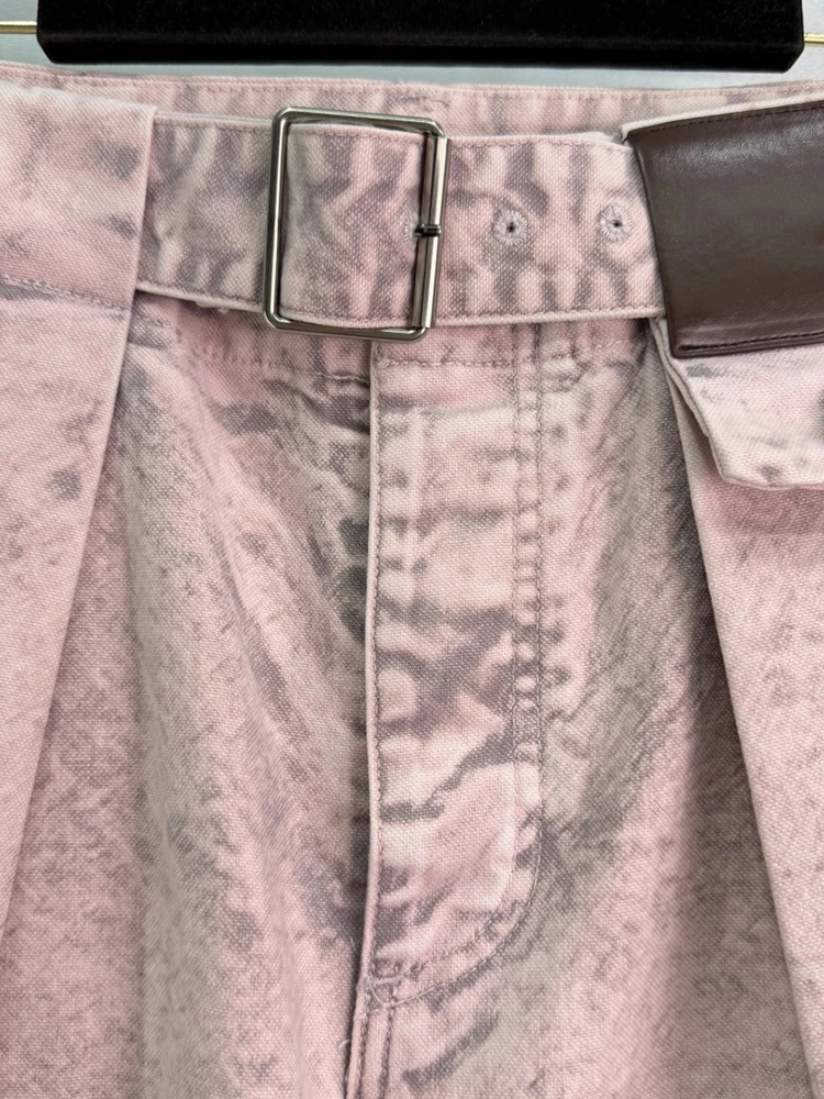 SVORYXIU الخريف الشتاء نمط جديد الدنيم دعوى التلبيب سستة مريحة الدنيم سترة حزام سستة تصميم العصرية السراويل امرأة مجموعة #5