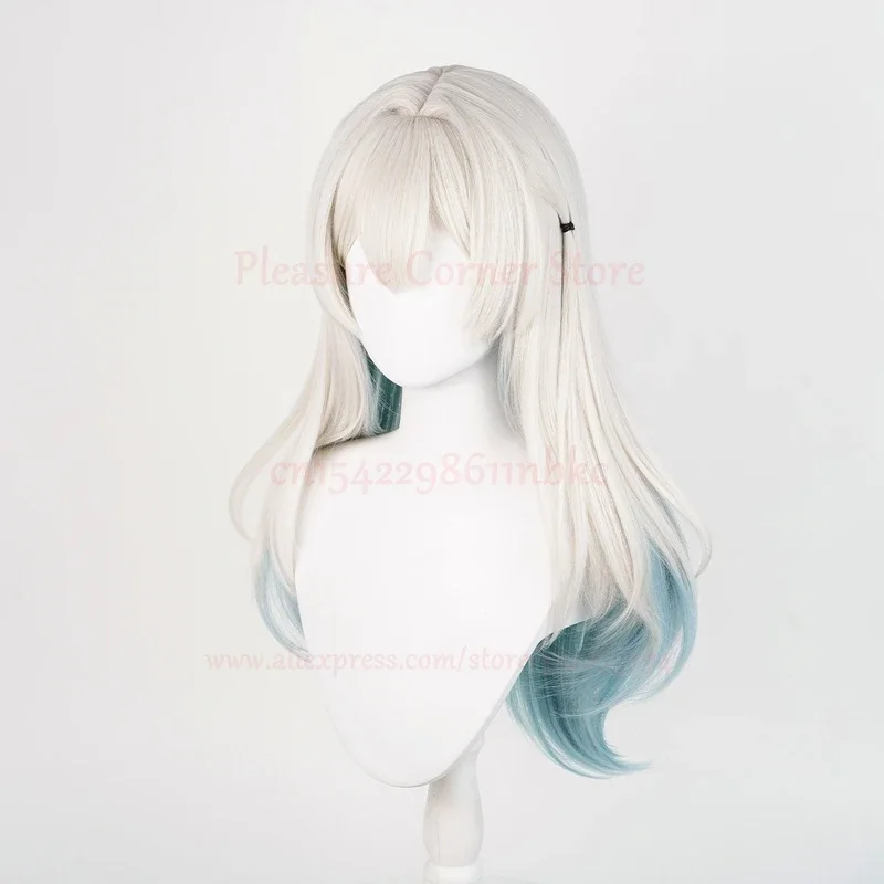ZA01 Honkai Star Rail Firefly Cosplay Wig 67cm Long Straight Wig Anime Wigs Heat Resistant Synthetic Firefly Cosplay WigsZa0@
