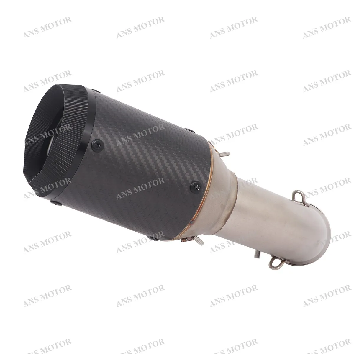 الانزلاق على لكاواساكي نينجا 1000SX Z1000SX 2021-2025 دراجة نارية العادم الخمار الهروب نظام 1000SX الخمار الأنابيب ألياف الكربون #3