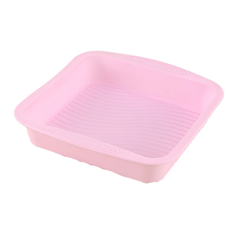 Square Cake Pan Toast Pan Bread Pan Silicone Baking Pan Baking Forms For Pastry Accessories Tools Food Grade Silicone Mould