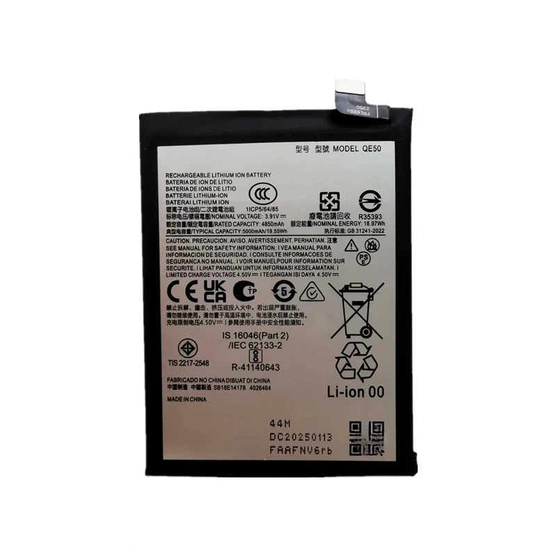 。.for Motorola moto S50Neo G85 5G version XT 2427-4/3 mobile phone battery QE50.。