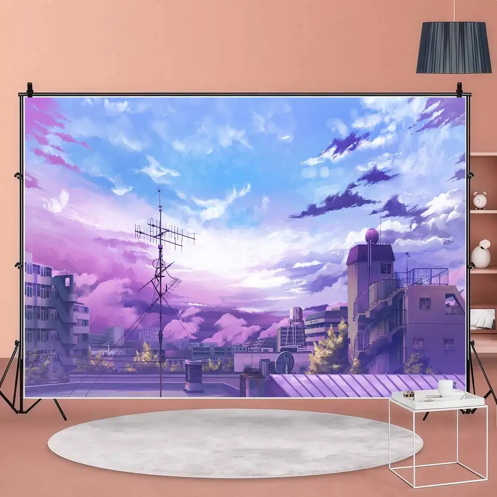 حالمة على السطح السماء التصوير الفوتوغرافي خلفية القماش شاشة كروماكي استوديو الصور البث المباشر #4