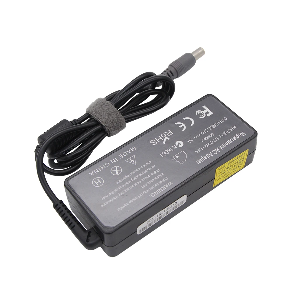 20V 4.5A 90W 7.9*5.5mm 8 pin AC Laptop Adapter For Lenovo T6 R6 Z6 X6 X200 X300 3000 C100 T60 E125 E430 E530 E4 Notebook Charger