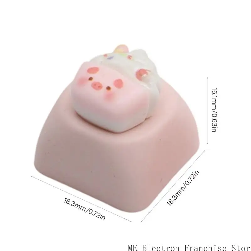 メカニカルキーボードのためのT5EA漫画豚のキーキャップ素敵な3D樹脂ESCキーキャップ