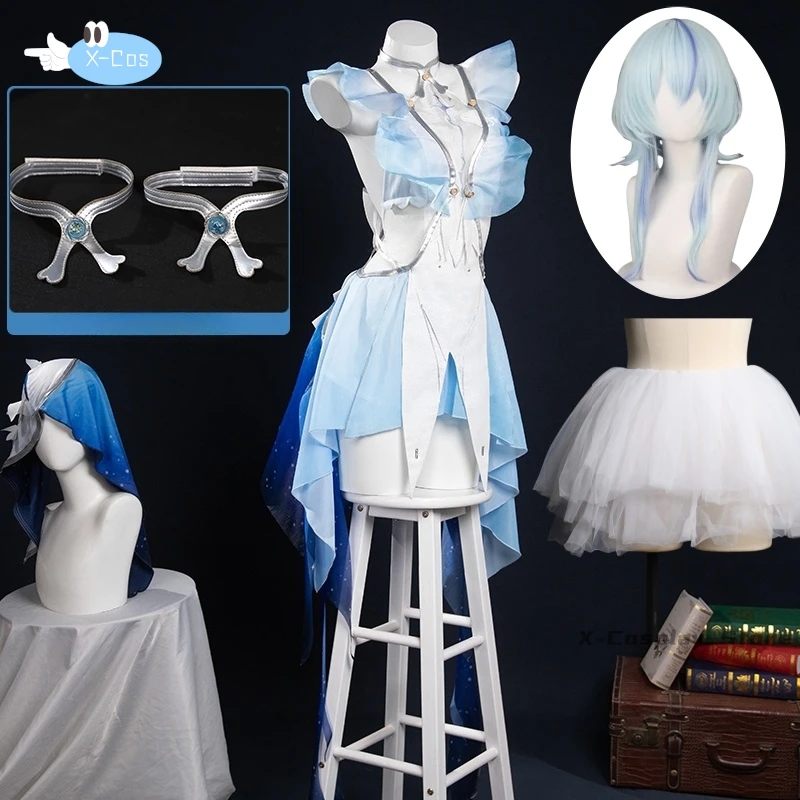 The Shorekeeper Cosplay Wuthering Waves Costume Lovely Dress Uniform Women Game Suit Halloween Party Outfit Role Play