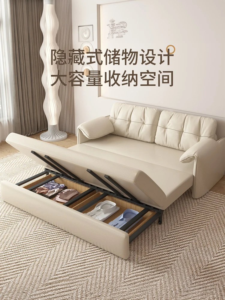 Elephant ear folding sofa bed integrated dual-use small-sized multifunctional living room 2023 online celebrity new.