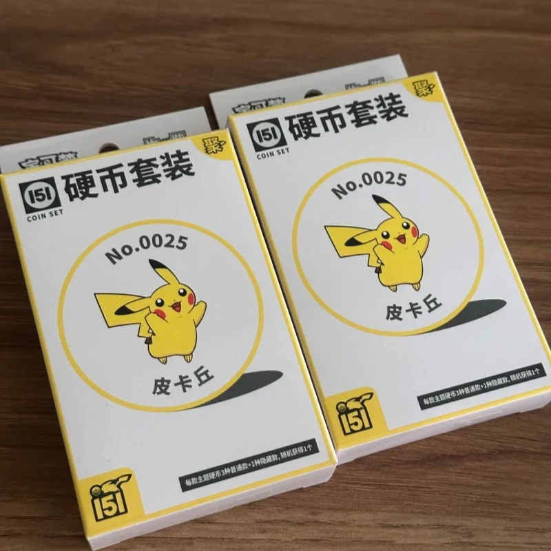 Nueva llegada Original Pokes juego de cartas comerciales Ptcg recogido 151 Vol.4 Ju Booster Pack 151 moneda versión china tarjeta coleccionable