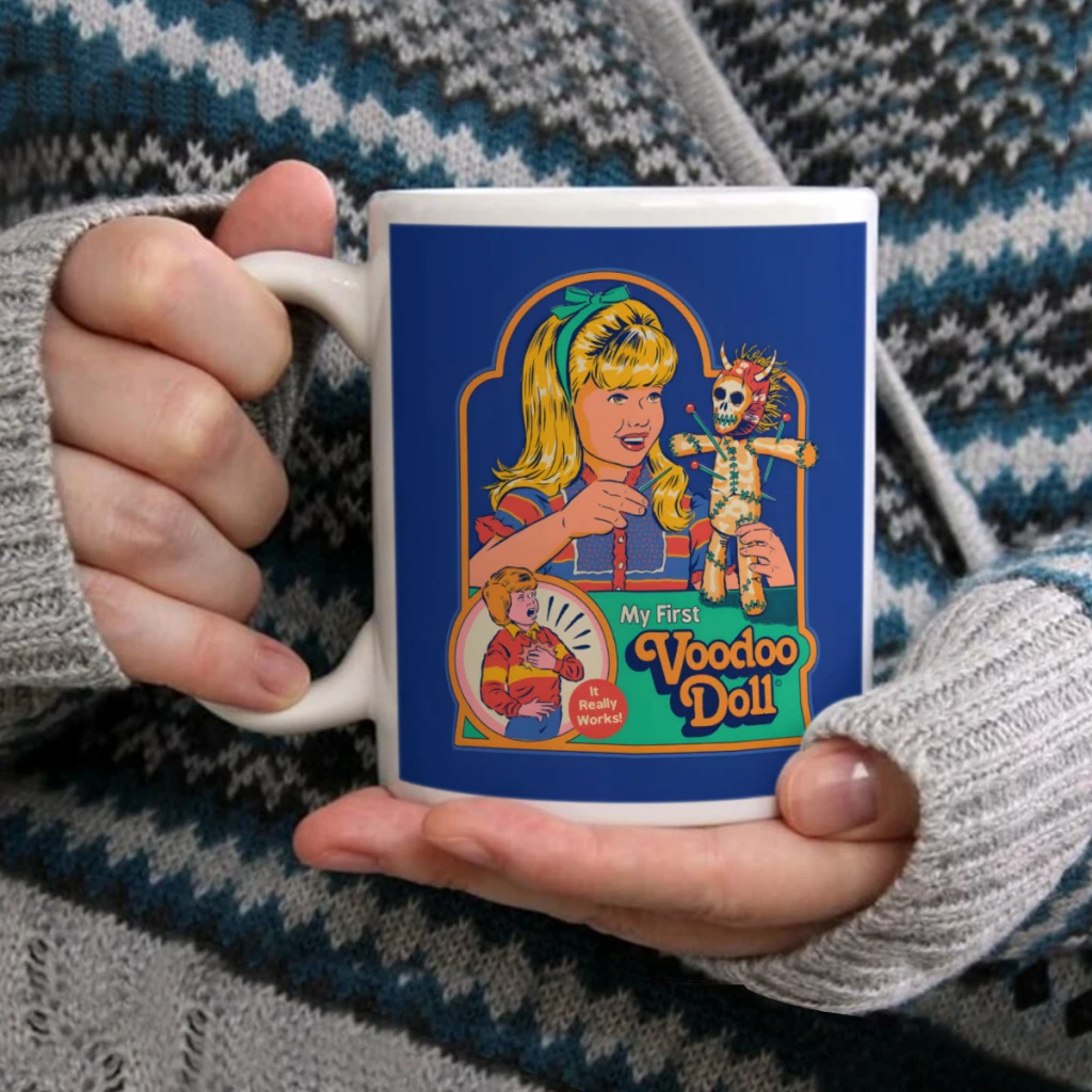 

My First Voodoo DollCoffee Mug Tea Cup 11oz Coffee Cup Funny Birthday Ceramic Mug Personalized Cup