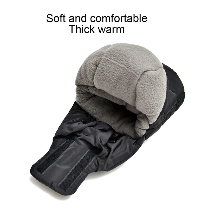 B2eb para inverno grosso quente luvas carrinho bebê warmmuffs à prova dwaterproof água anti-congelante frio