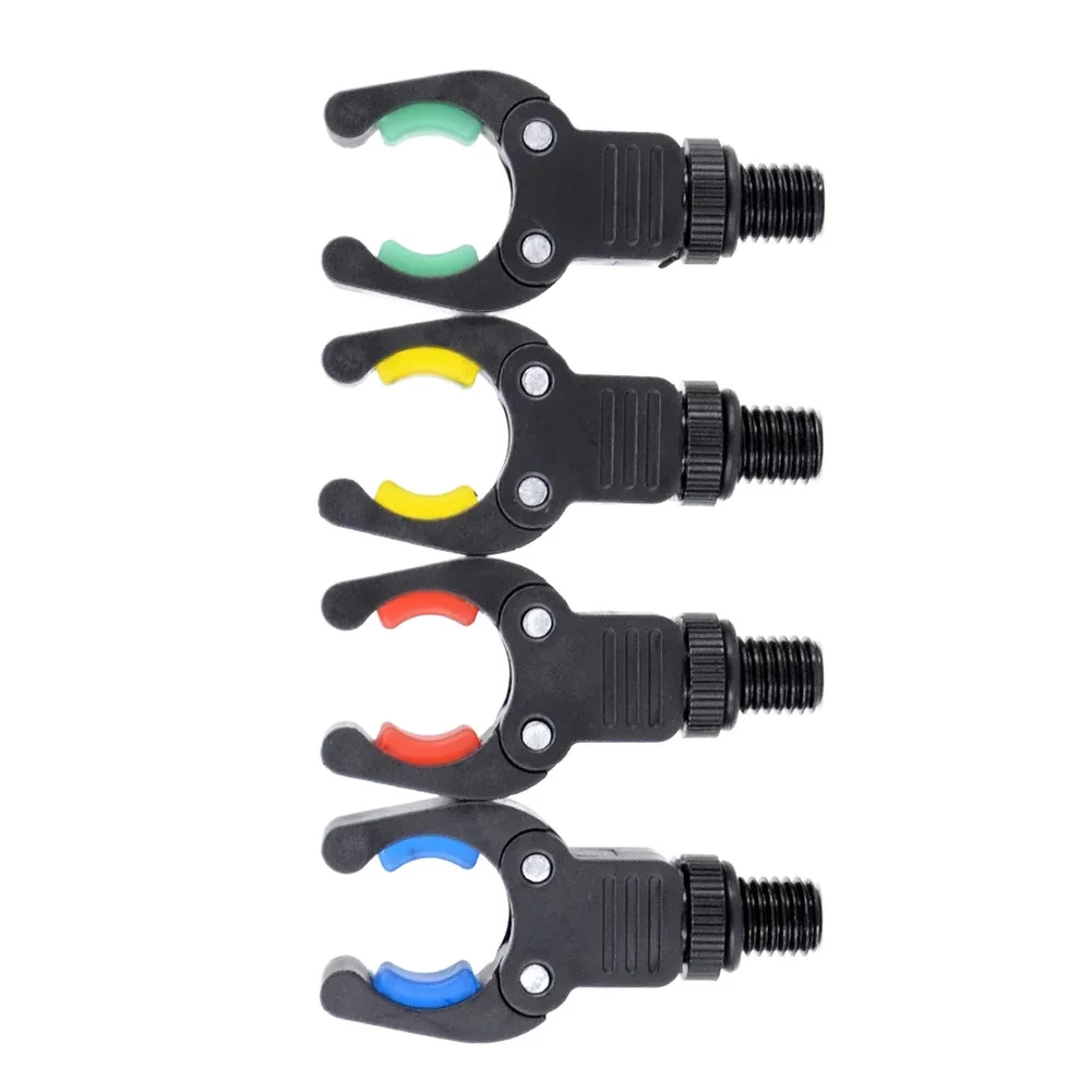 

Carp For Fishing Rod Rest Head 4pcs Pack with U-Shaped Design and Spring Clamp for Secure Rod Butt Fixation on Alarm Bars