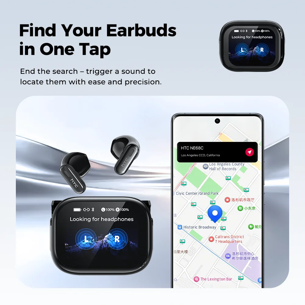 HTC NE68 무선 블루투스 헤드폰(마이크 포함) A - Wireless Earbuds Tws 리뷰 및 가격