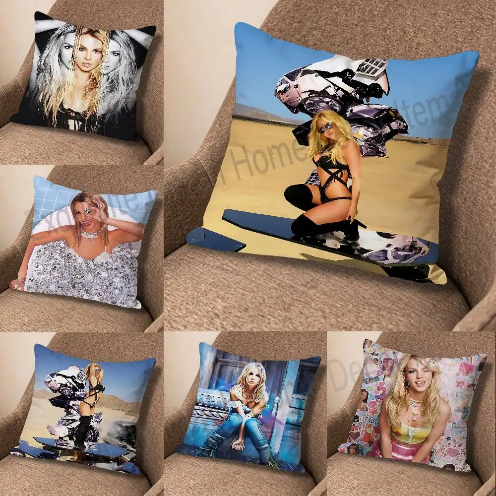 Pop Princess B-Britney Spears Glory Room decor para regalar pillow cover living room sofa cushion cover bedroom room bed