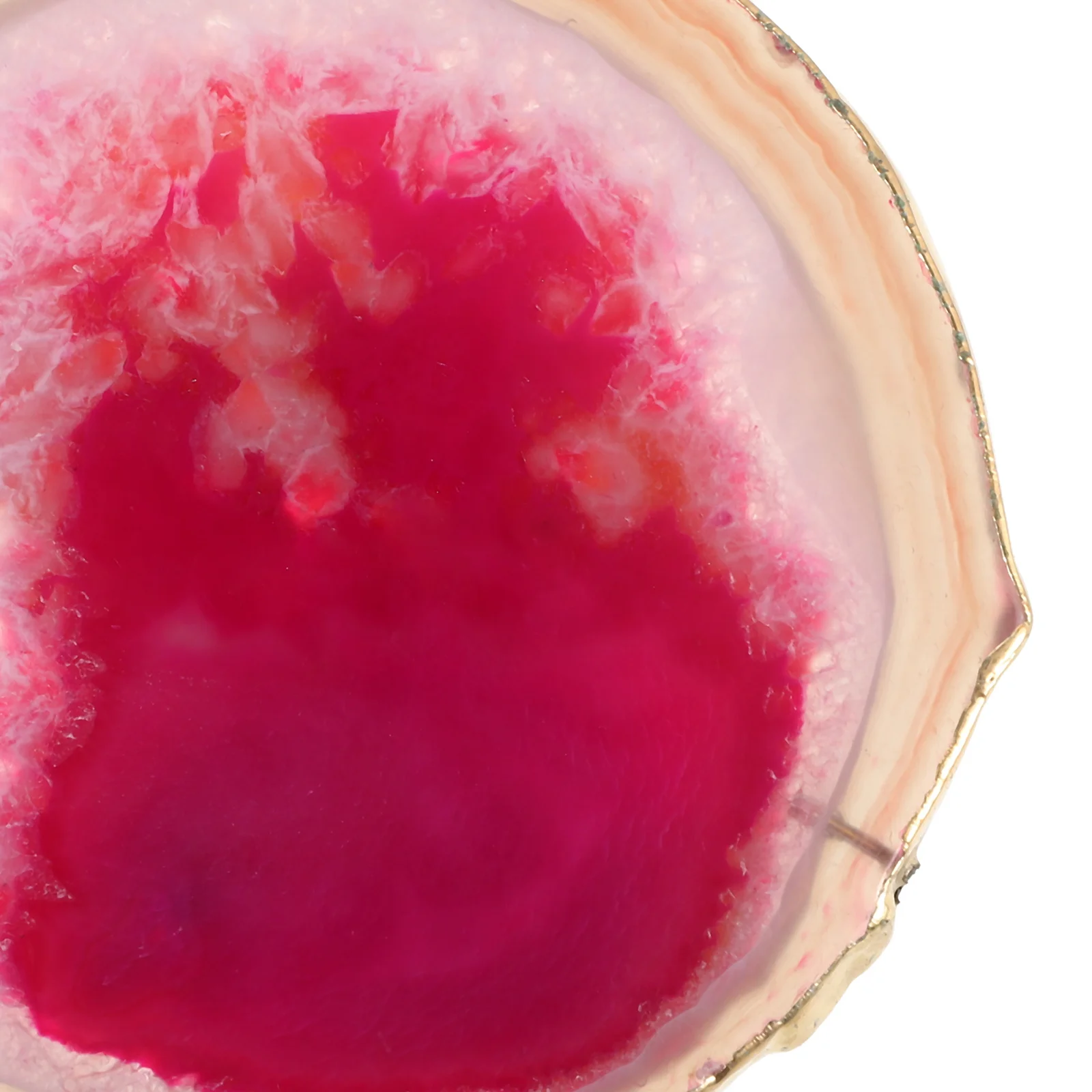 

Stone Agate Coaster Polished Heat Resistant Dining Table Coaster Cup Mat Coffee Cup Mat Tabletop Beverage Protector