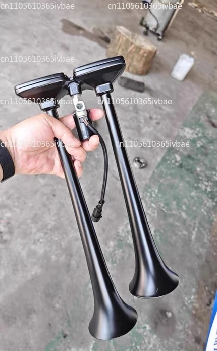 Bocina de aire Hadley 24V para camión, 12V para autobús, control electrónico modificado, súper volumen, flauta de graves altos