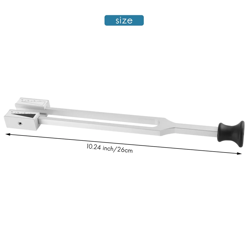 الألومنيوم ضبط الشوكة شقرا المطرقة الكرة التشخيص C64-C128 الجهاز العصبي الداخلي اختبار الشوكة الرعاية الصحية