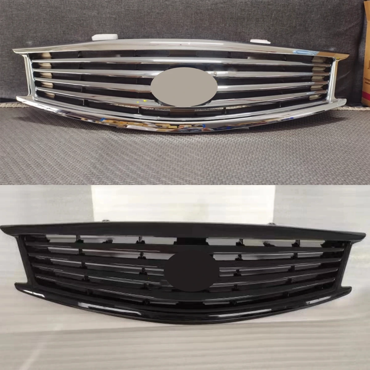 

Chrome Grille Black Radiator Grill for Infiniti G25 G37 2010-2014 Modified New Style Car Front Bumper Net