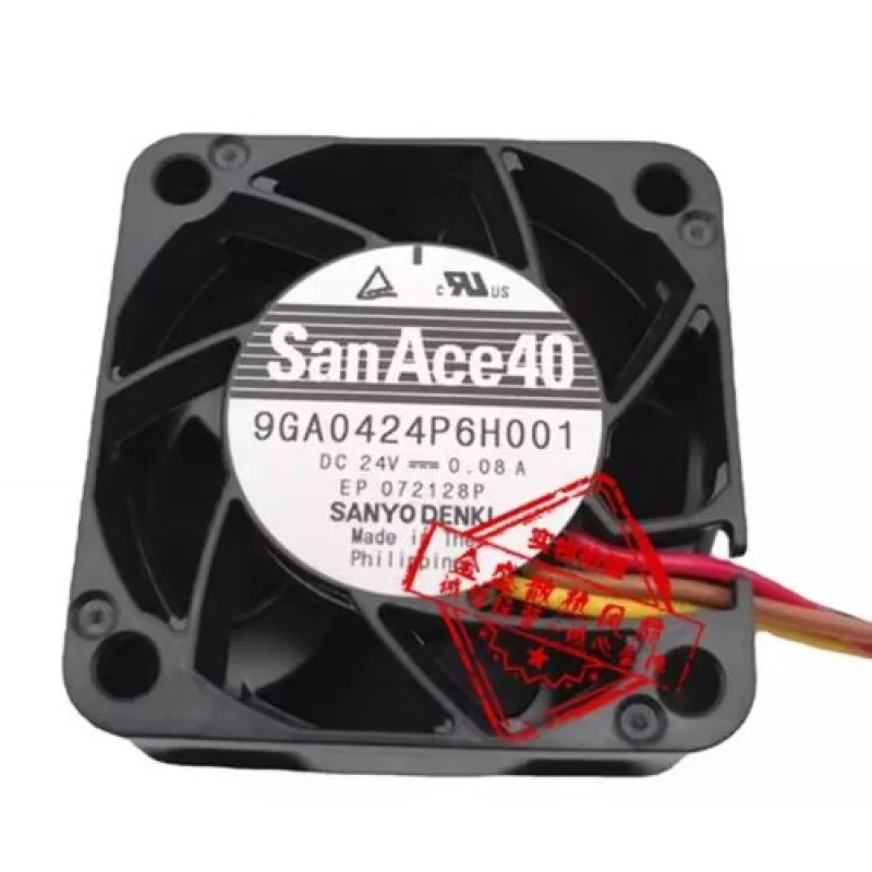 

C for Sanyo 9GA0424P6H001 4020 DC24V 0.08A 4CM 4-Wire PWM Cooling Fan