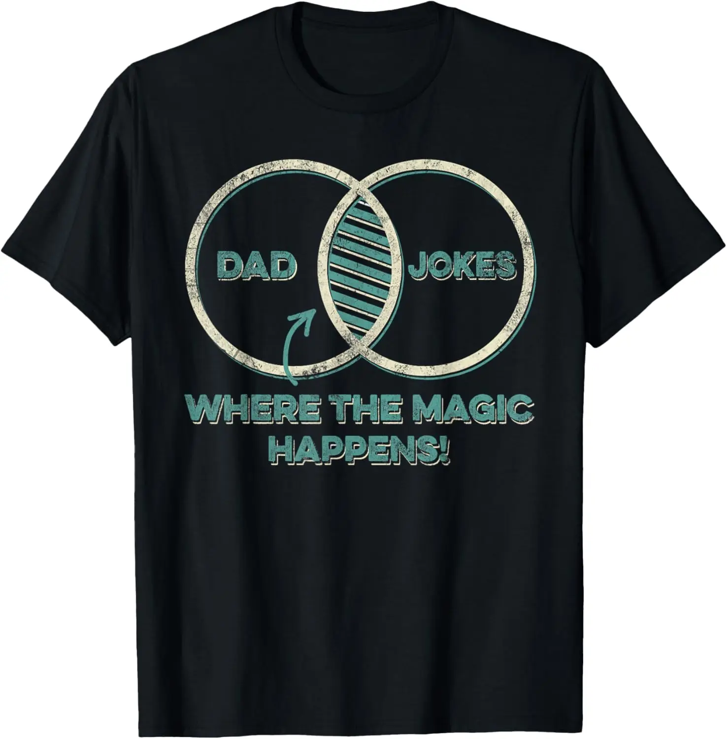 Funny Math Teacher Joke Dad Jokes Where The Magic Happens T-Shirt