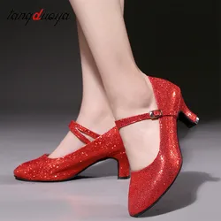 Ballroom Sneakers Latin Dance Shoes Woman Soft Bottom Dance Shoes Modern Jazz Tango Dancing Shoes Closed Toe indoor/outdoor