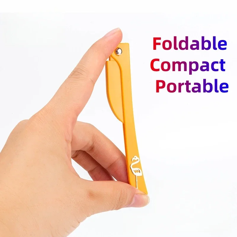 ‌ 여성용 3피스 접이식 눈썹 트리머 - 초보자 친화적인 안티 스크래치 얼굴 면도기 및 메이크업 그루밍 도구