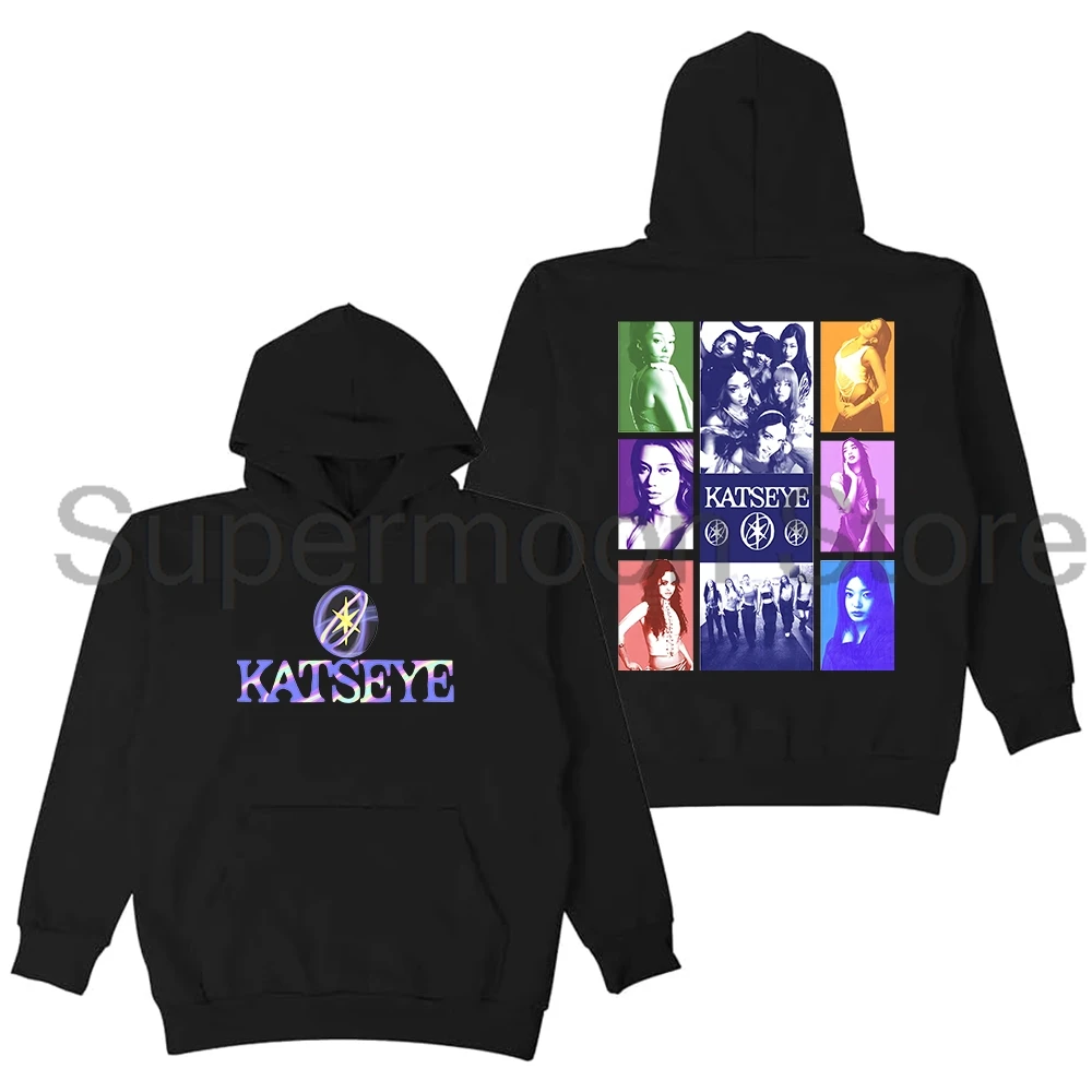 Kpop Katseye Merch Sudadera con capucha 2025 Hermoso Chaos Tour Ropa de calle de manga larga Hombres Mujeres Sudaderas con capucha