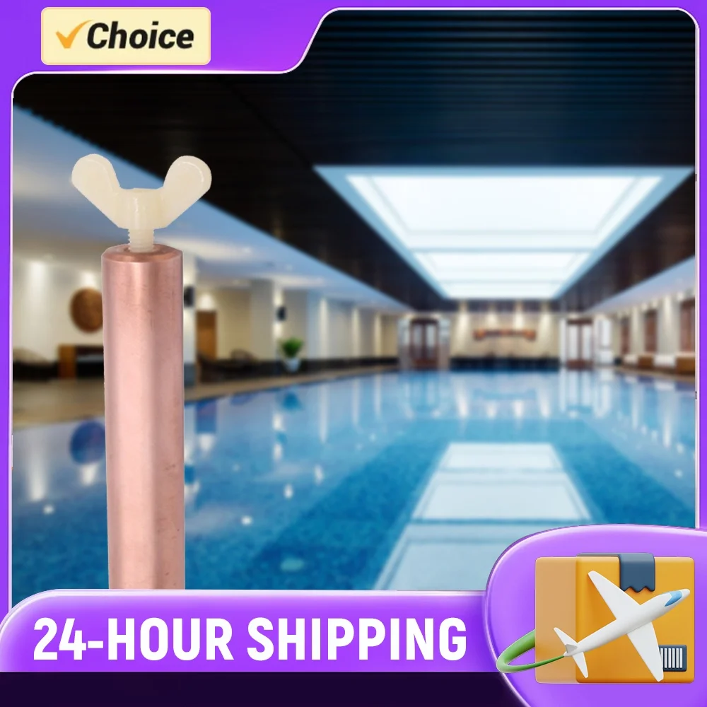 Copper Anode Ionizer Purifier Replacement for Solar Pool Ionizer Water Purifier Cleaner Chlorine Free Parts