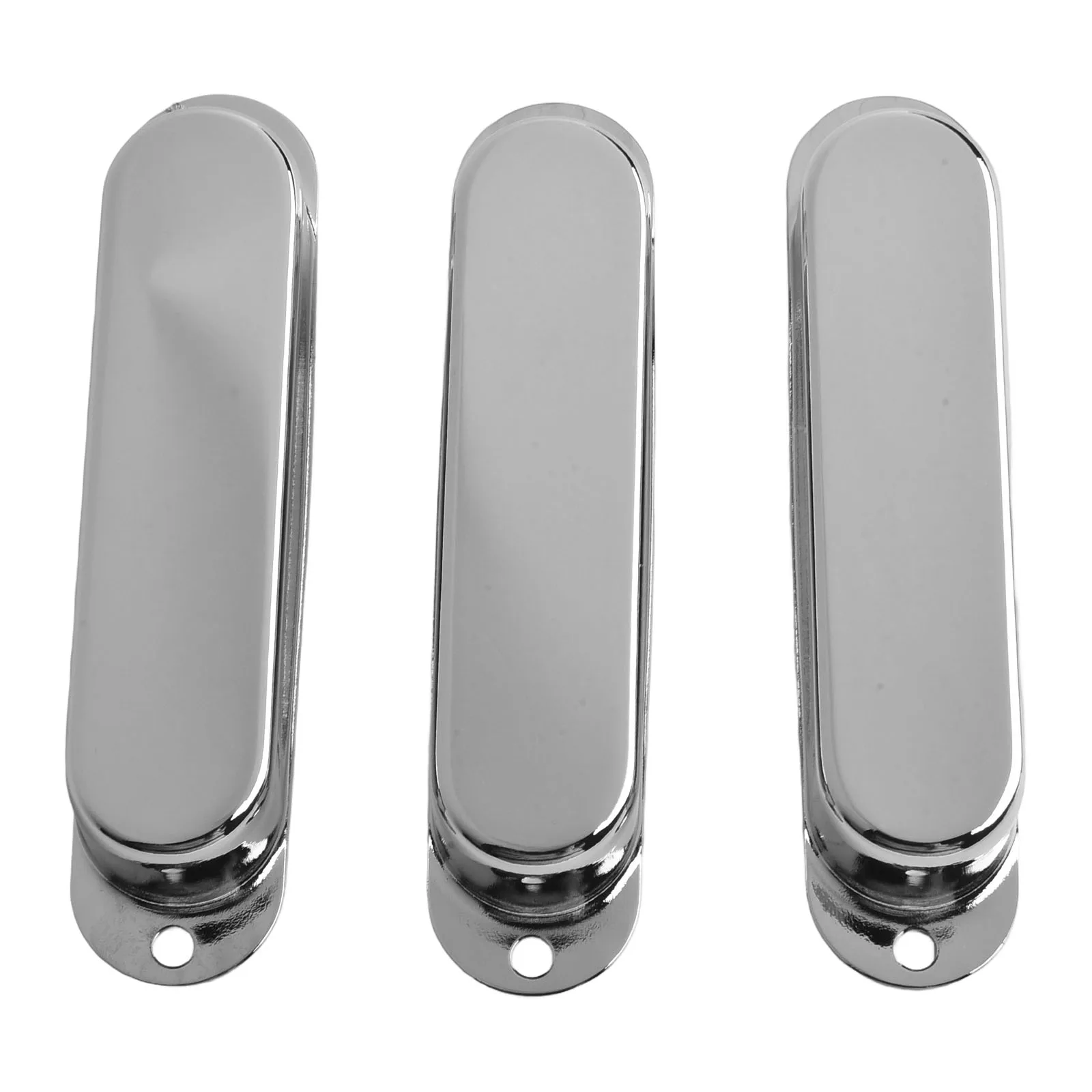 Pickup Covers Metal Parts Replacement SSS Guitar Single Coil 3pcs Closed Brass Electric Guitar For ST Style Guitar