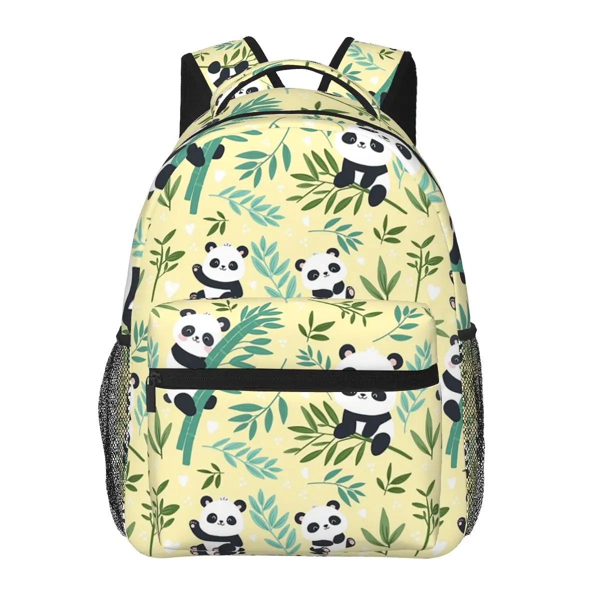 

Cartoon Panda And Bamboo Pattern Student Backpack School Bag Hiking Travel Daypack for Men Women Fashion Bookbag Shoulder Bags