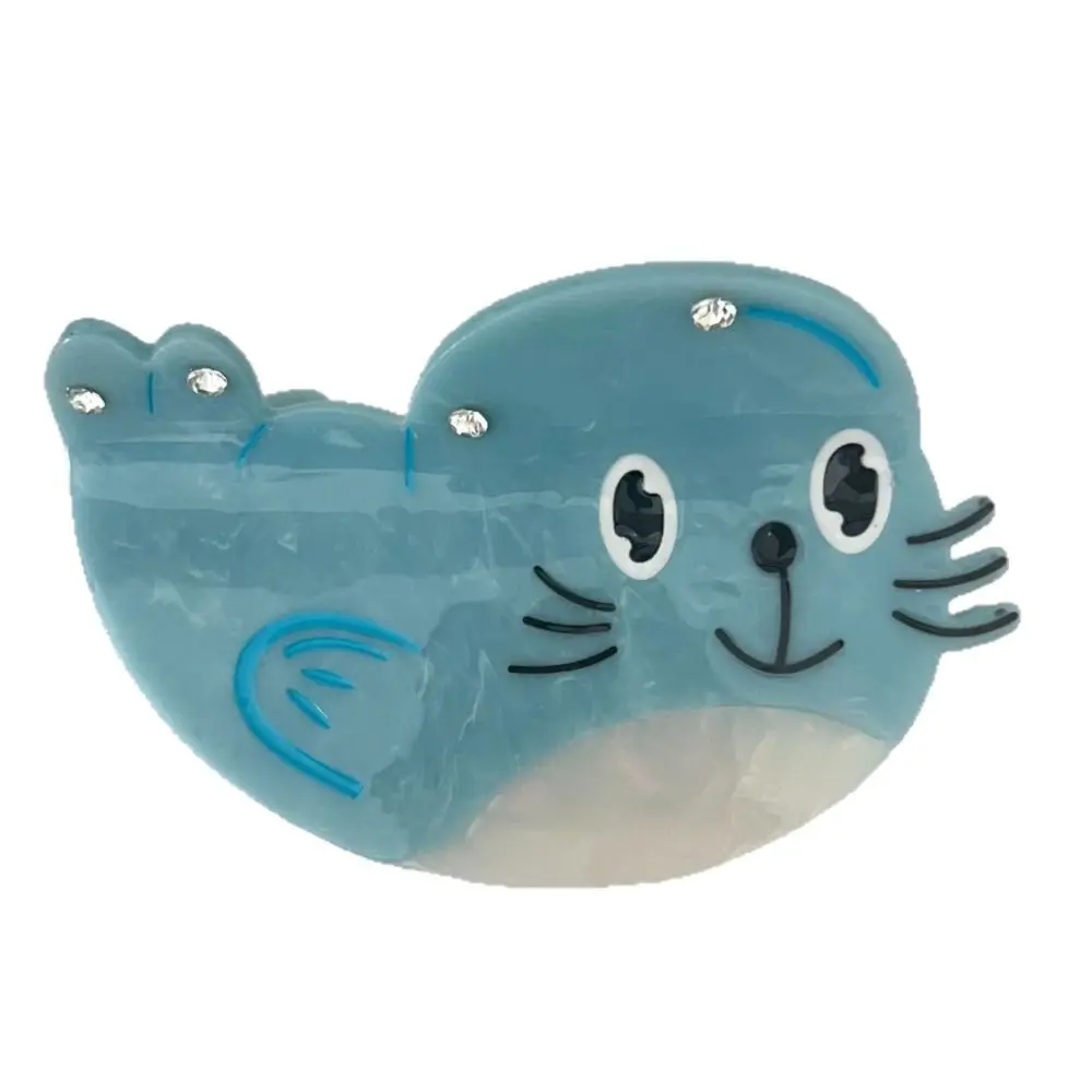 

Acetic Acid Ocean Animal Hair Clip Korean Style Headwear Hair Accessories Sea Lion Hair Claw Hairpin Creative