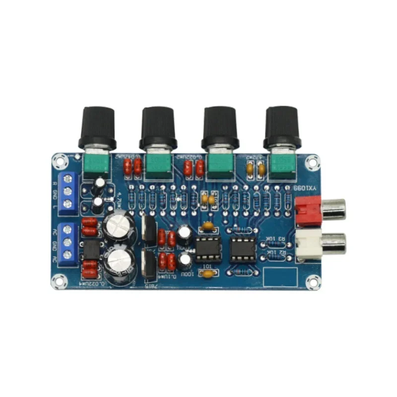 

1X Amplifier NE5532 Preamp Preamplifier Volume Tone Control Finished Board Treble Midrange Bass EQ DIY Dual AC 12V - 18V