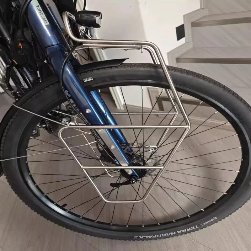 For Touring Bike Luggage Rack Stainless Steel Durable Integrated Rust Prevention Bicycle Luggage Carrier Bicycle Accessories
