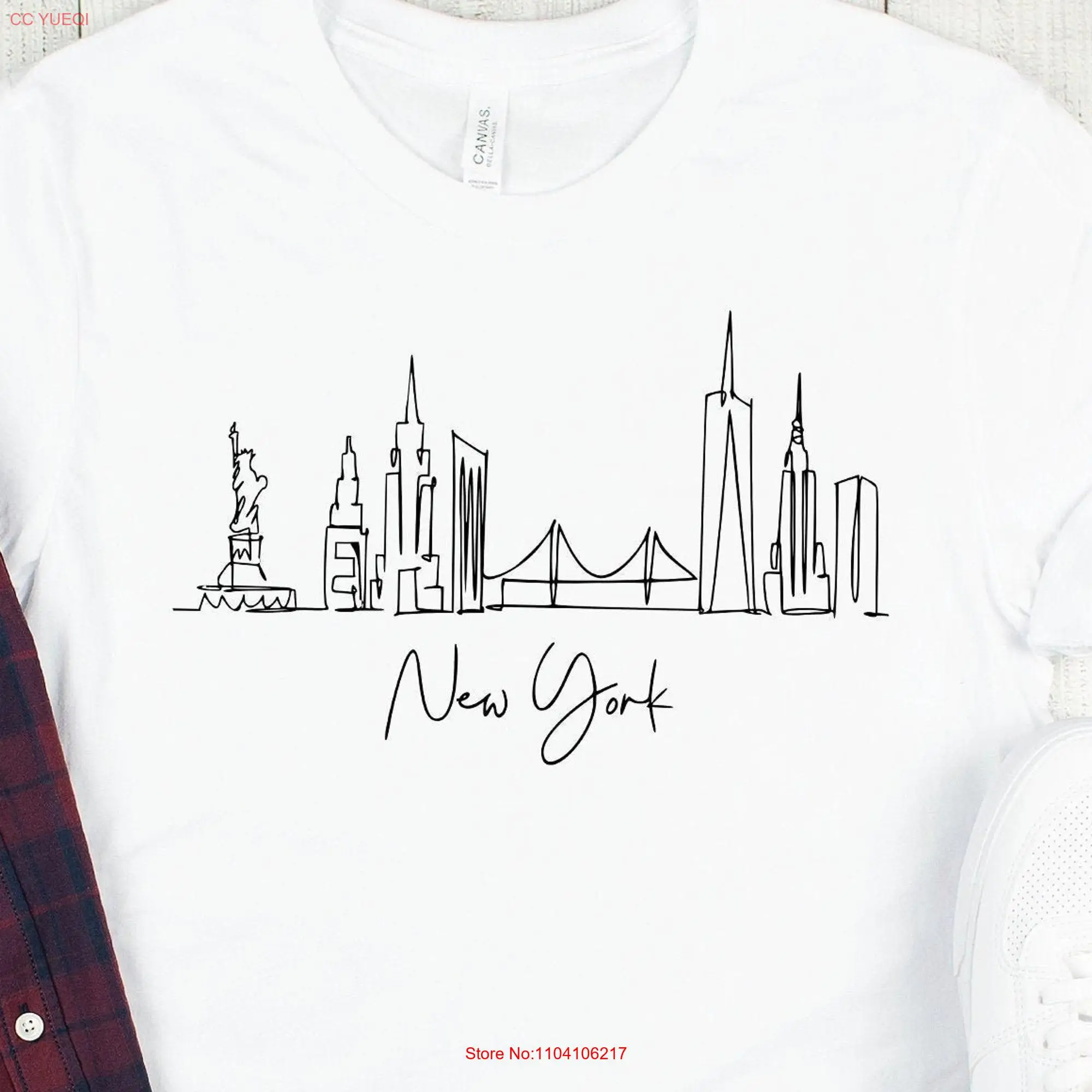 New York T Shirt City East CoasT Yorker Lover nyc gifts for women long or short sleeves