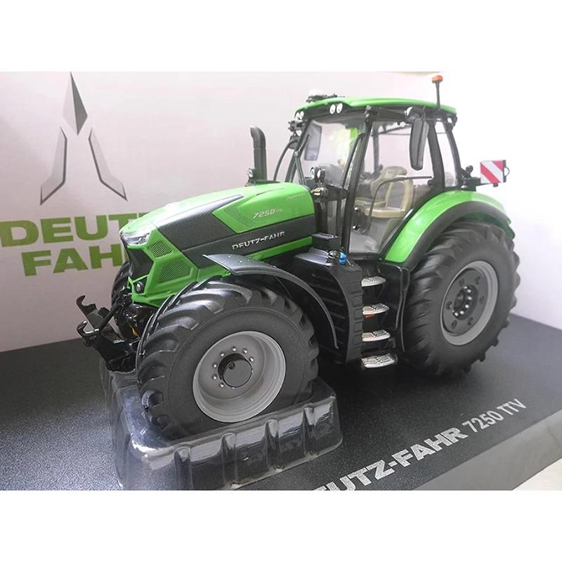 

UH литой под давлением масштаб 1:32, трактор Deutz 7250, модель сельскохозяйственной техники из сплава, коллекция для взрослых, украшение, подарочный дисплей