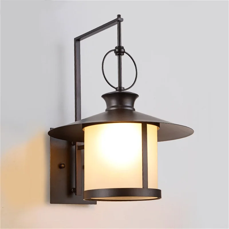 ·TEMOU Outdoor Wall Lamp Classical Retro Sconces Light Waterproof IP65 Home LED For Porch Villa