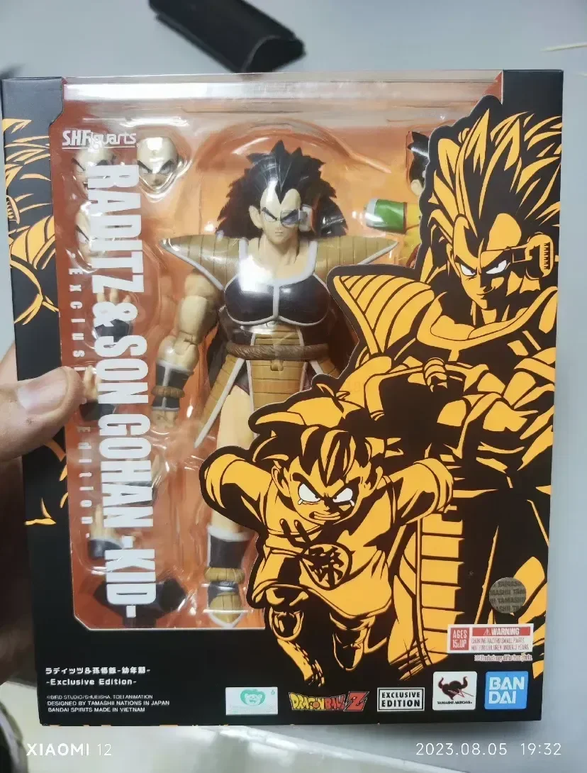 

In Stock Bandai Dragon Ball Z Raditz & Son Gohan Kid Exclusive Edition Ver. Pvc Anime Action Figures Model Kid Toy Birthday Gift