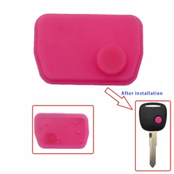 Cocolockey Silicone Car Key Pad for Suzuki for Mazda 1 Button Remote Shell Key Cover Case Fob Accessories