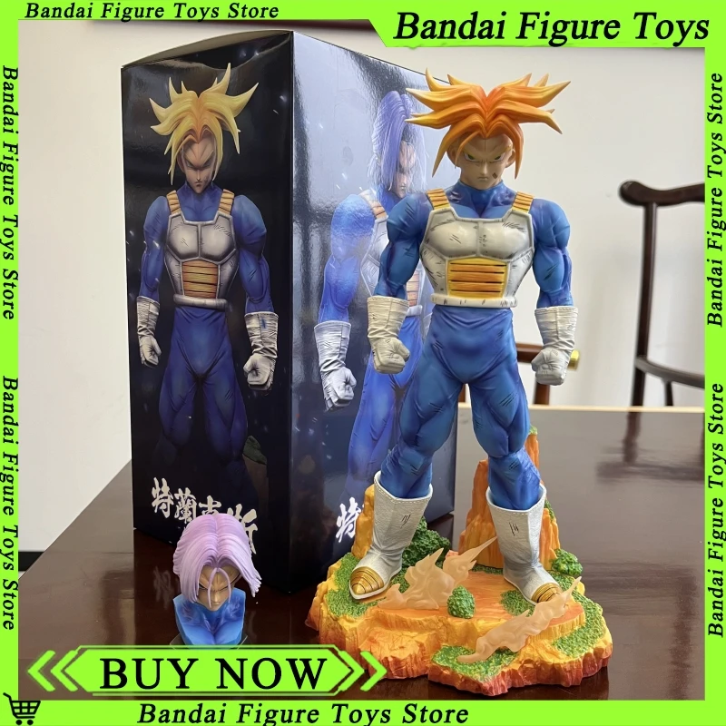 

29CM Dragon Ball Z Figure Battle Dress Trunks Double Heads Model Dolls Figures Anime Action Figurine Collectible Decoration Toys