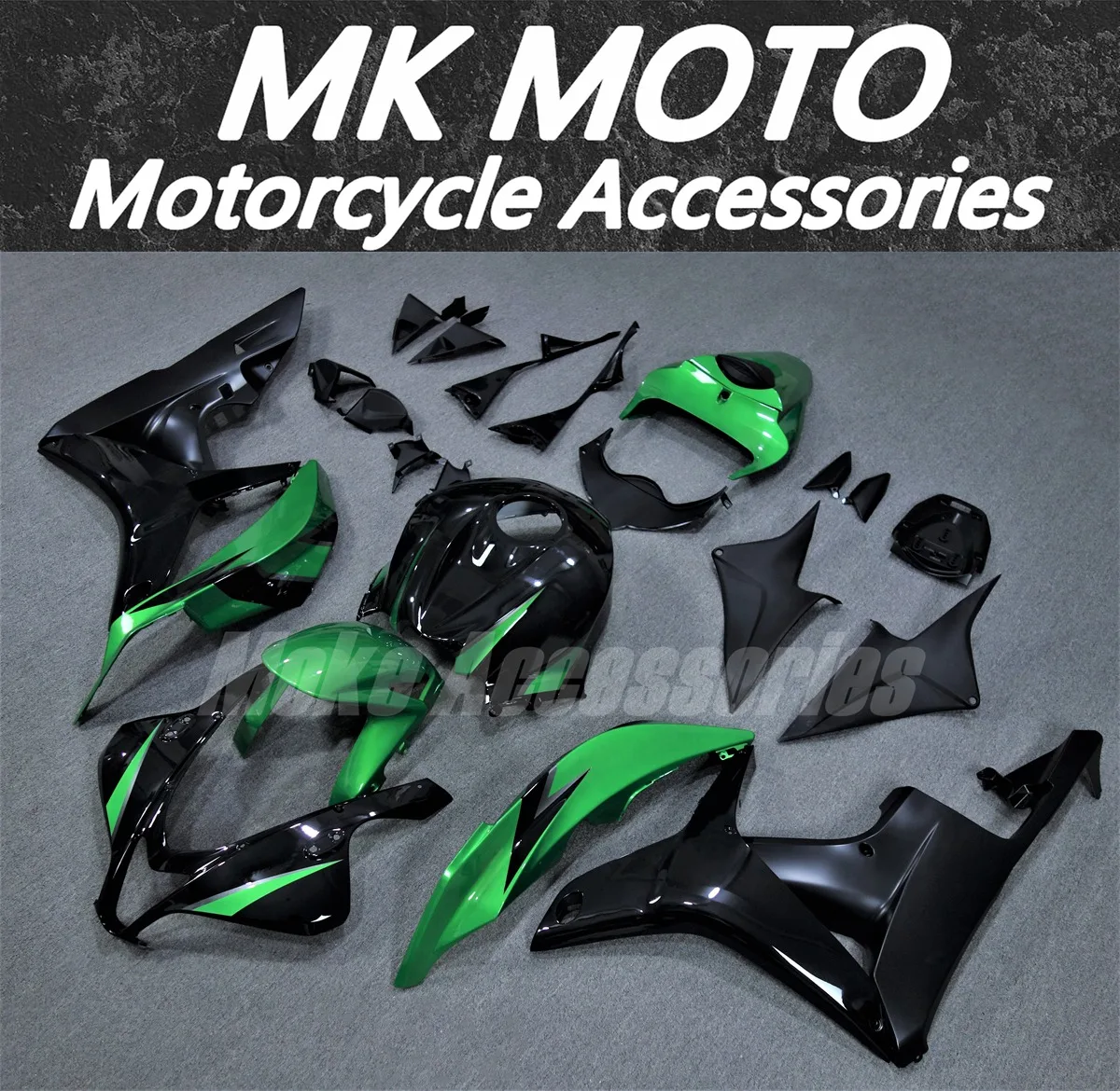 

Motorcycle Bodywork Set For CBR600RR 2007-2008 F5 Fairings Kit Fit High quality Abs injection Black Green