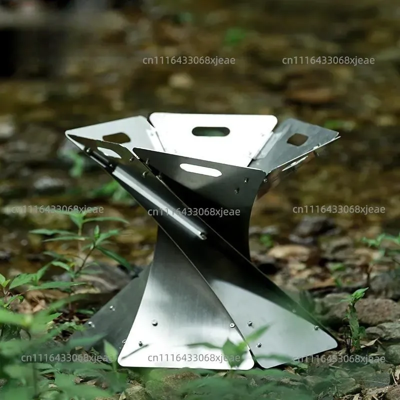 Camping campfire atmosphere, incinerator, BBQ wood stove, folding, winter field heater